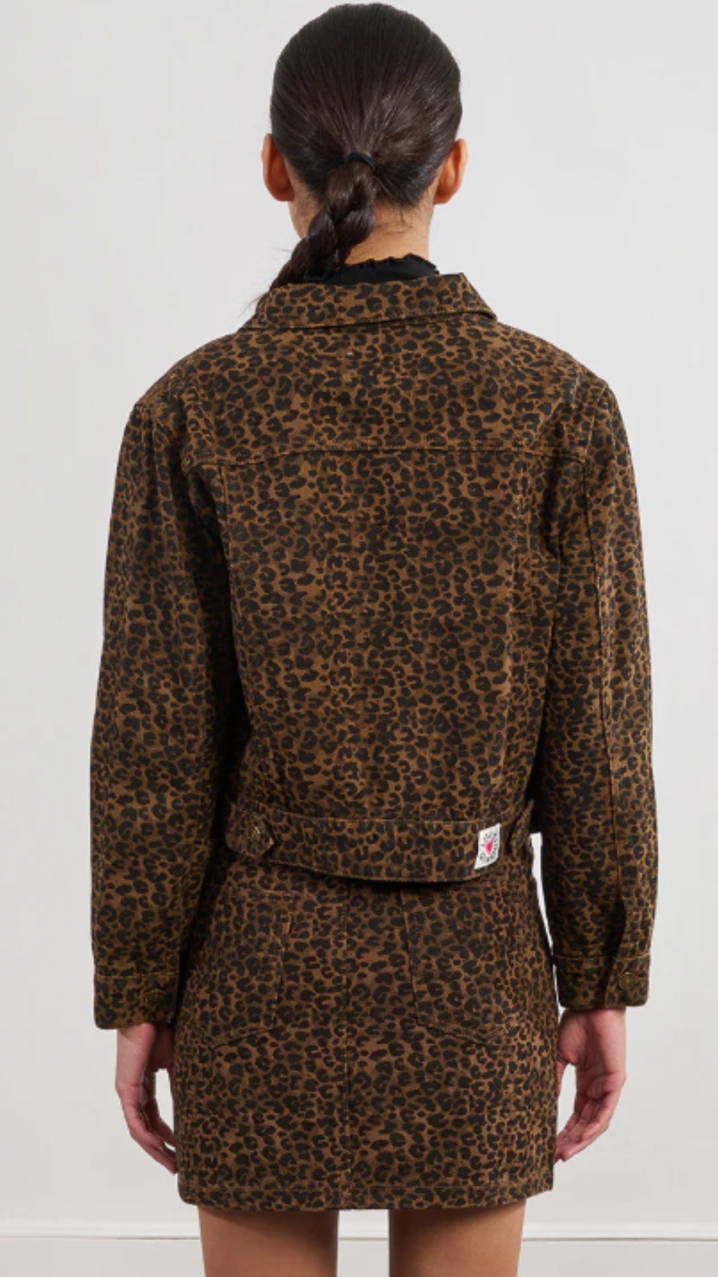 Brown Leopard Print Jacket