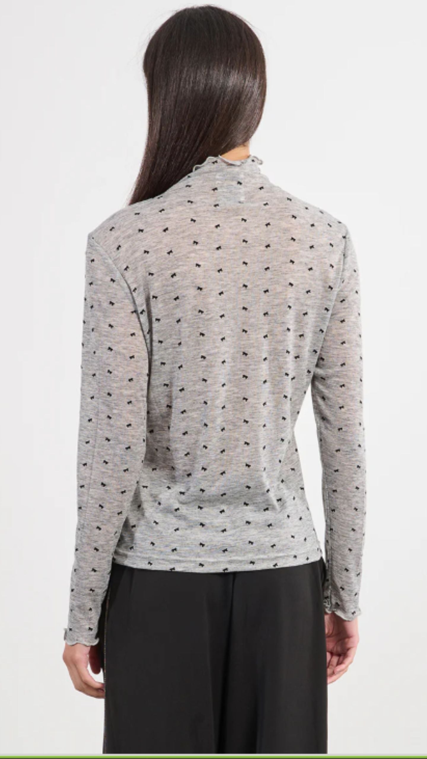 Bow Pattern L/S Top