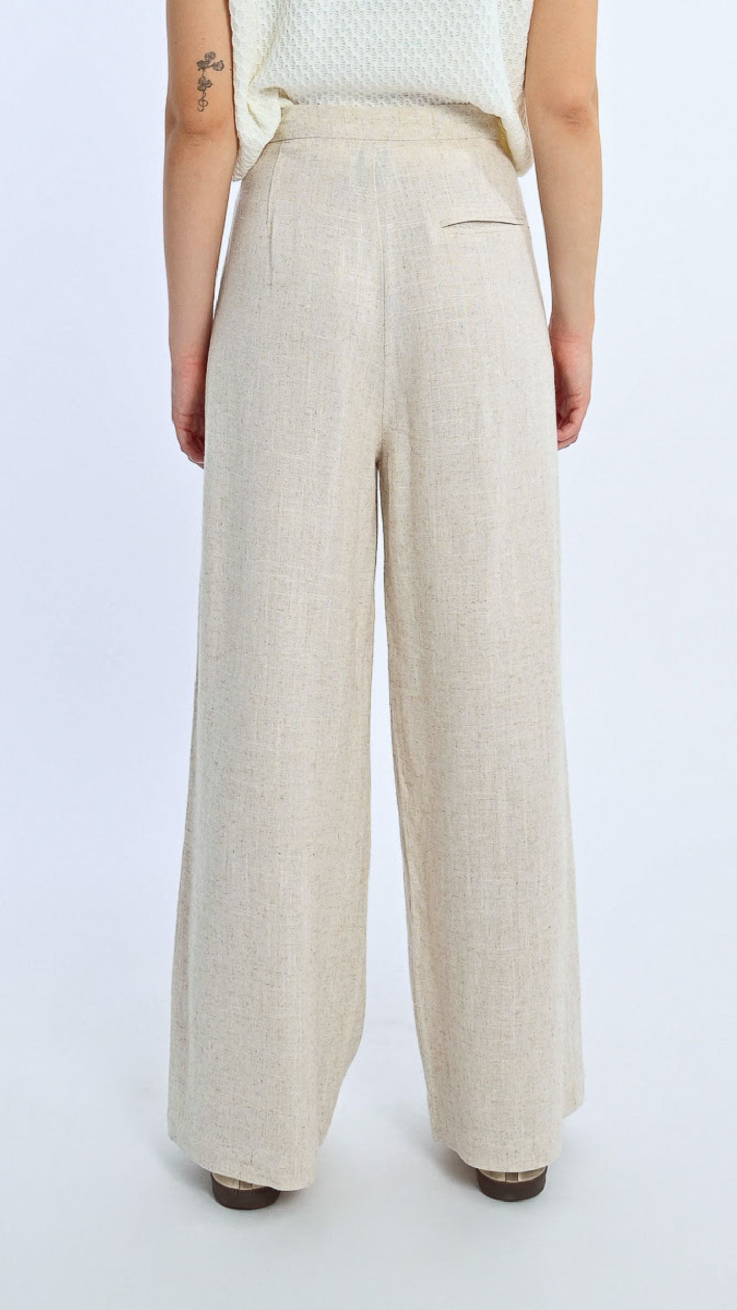 Tailored Wide Leg Pant