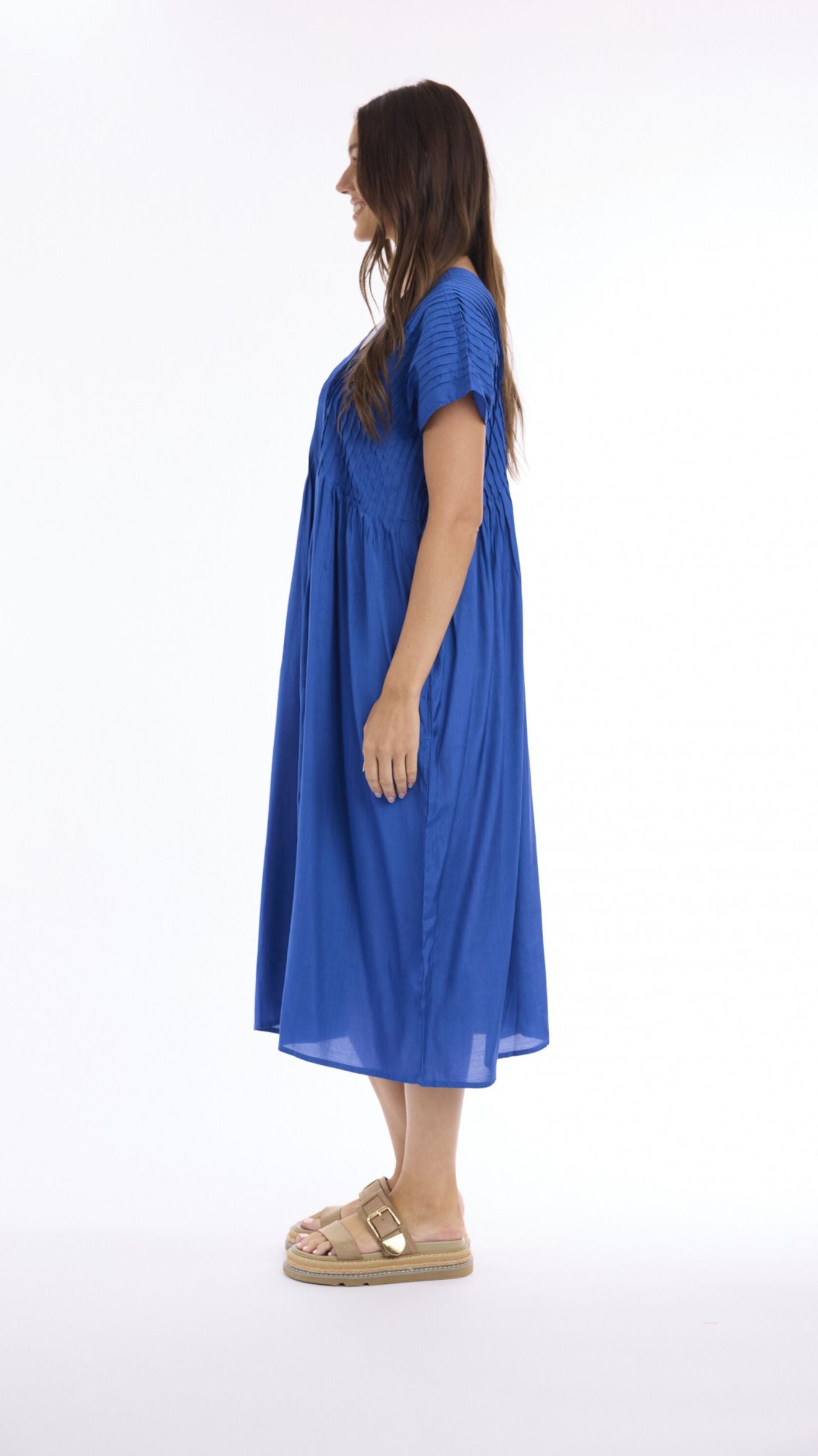 Lux Pleated Dress