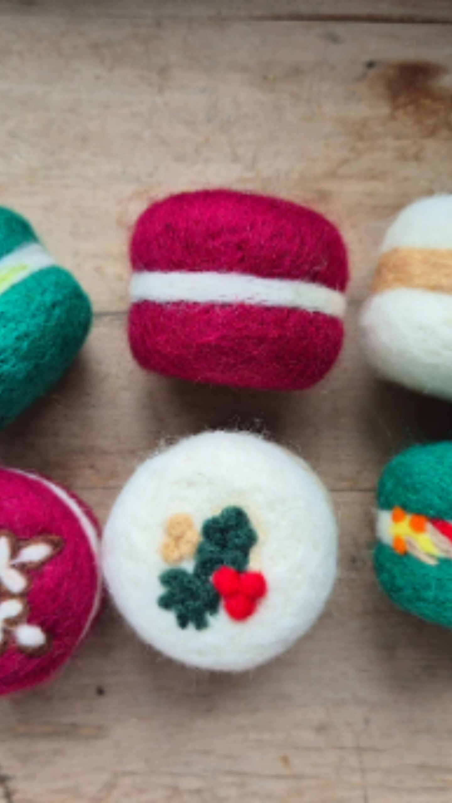Christmas Macaroon set