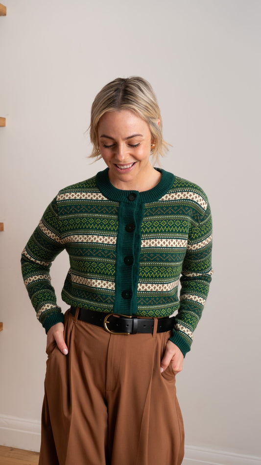 Ruby Fairisle Cardigan