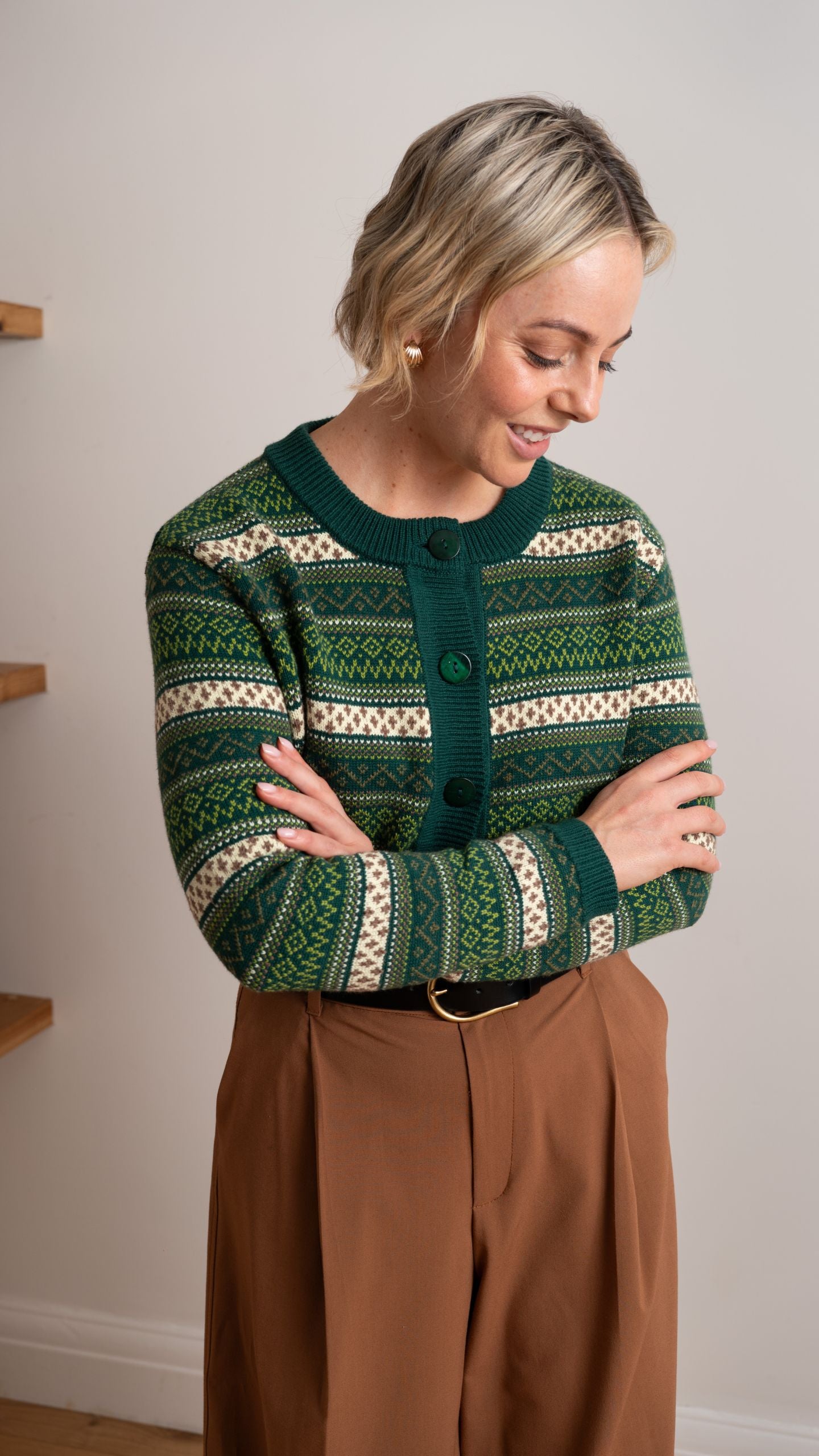 Ruby Fairisle Cardigan