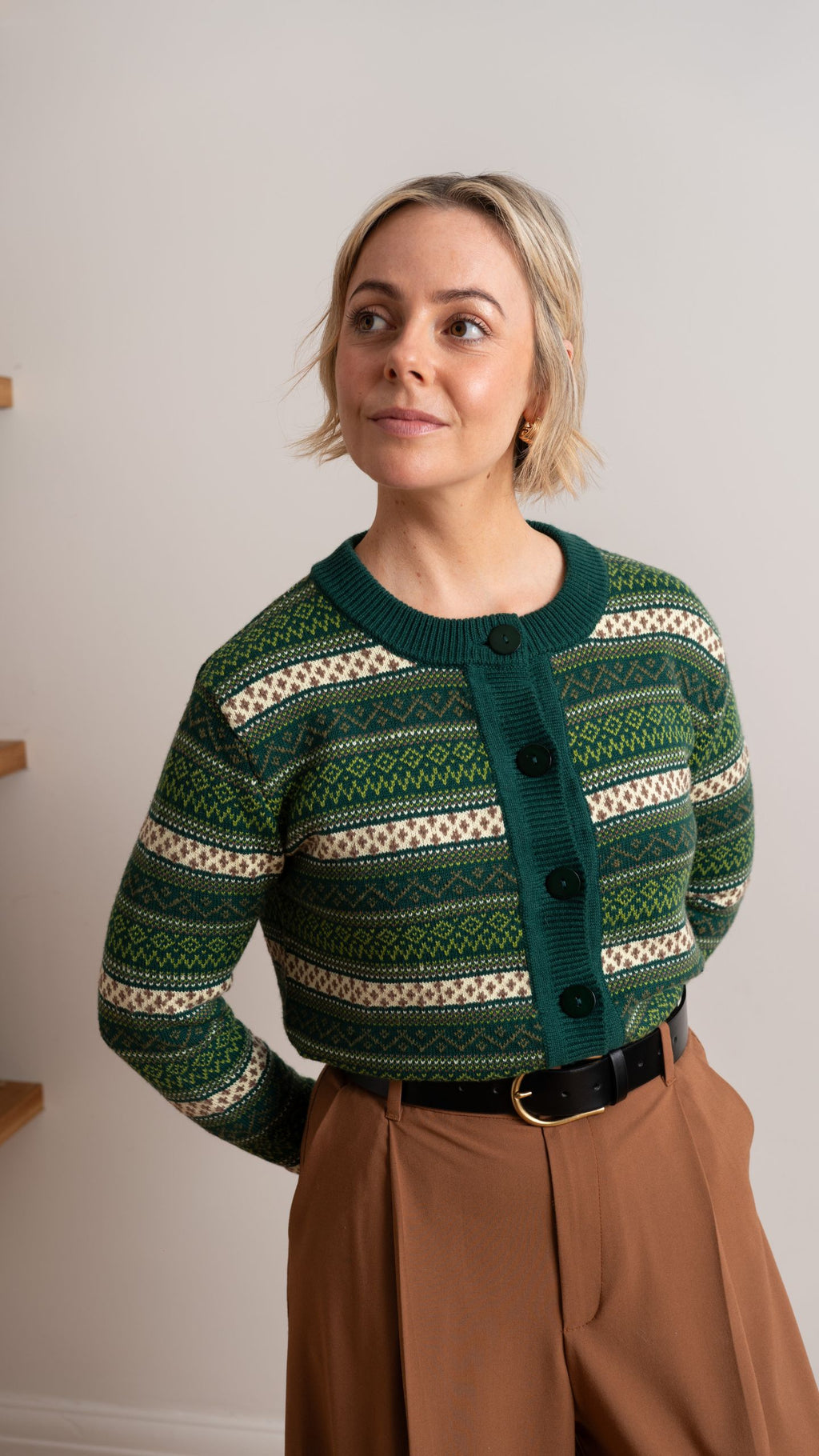 Ruby Fairisle Cardigan
