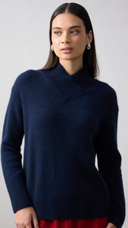 Catherine Cross Front Sweater