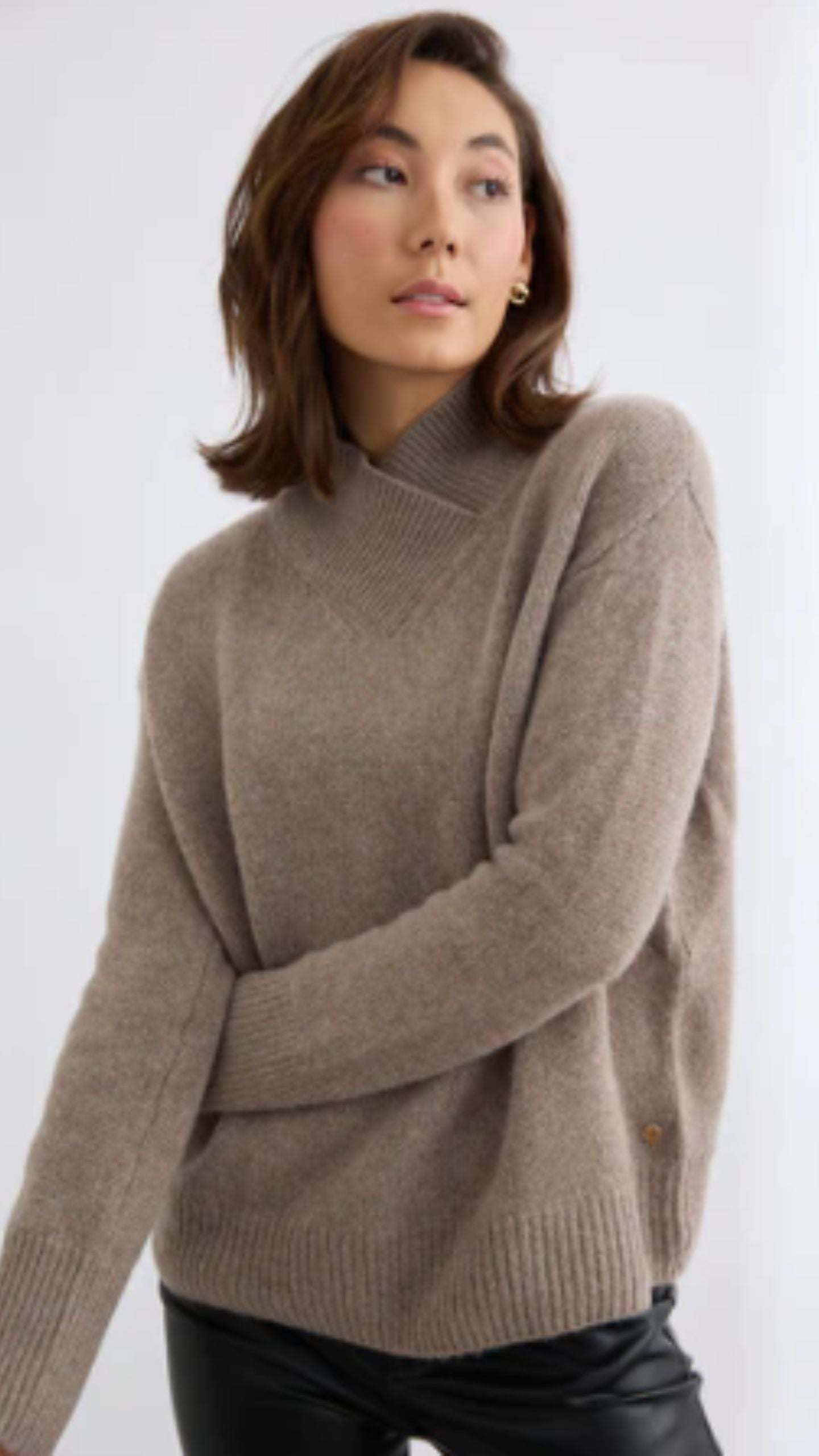 Catherine Cross Front Sweater