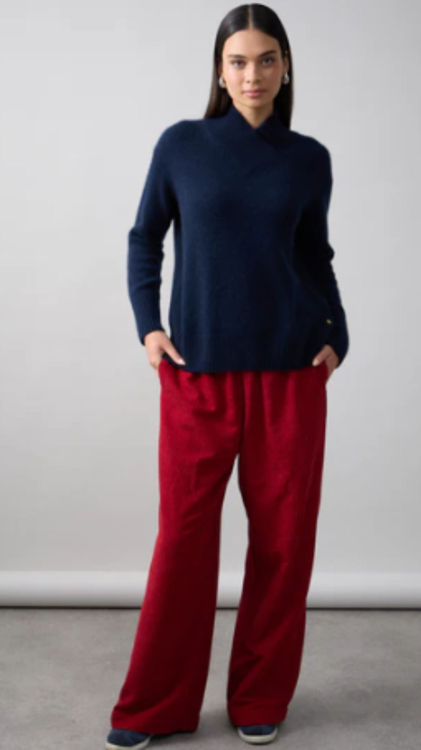 Catherine Cross Front Sweater