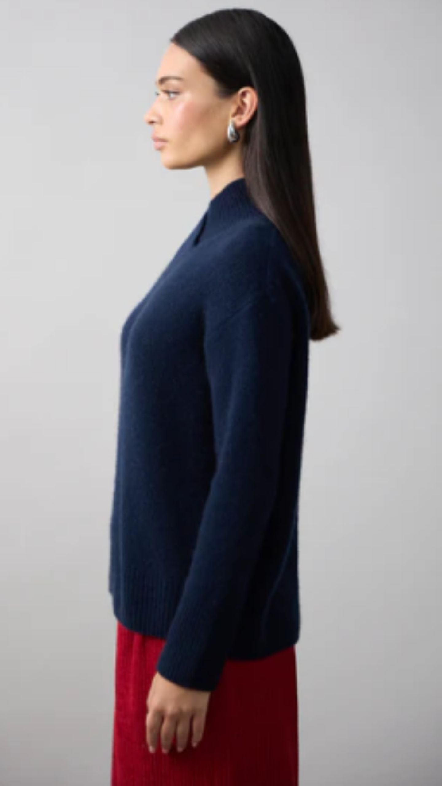Catherine Cross Front Sweater