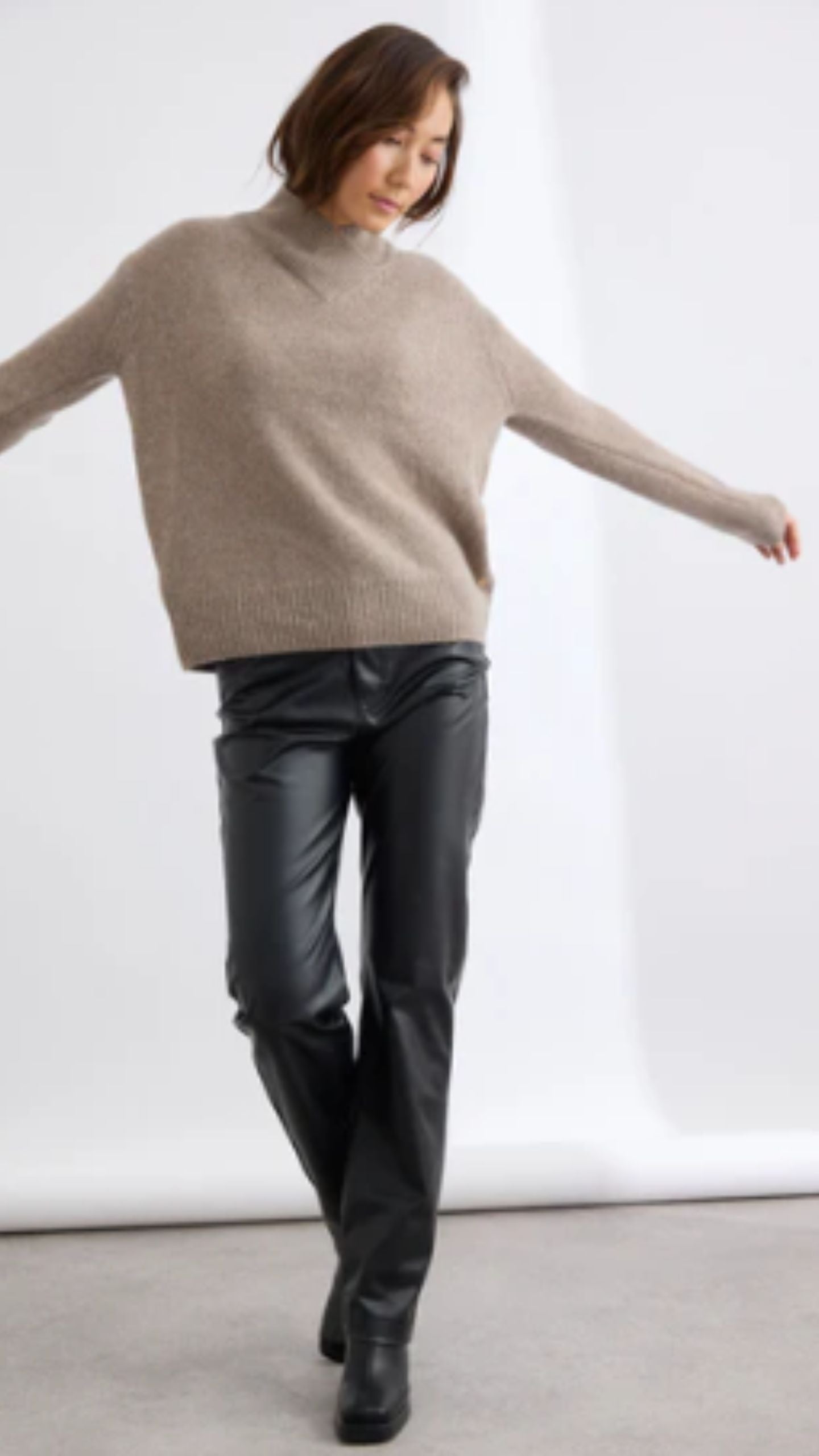 Catherine Cross Front Sweater