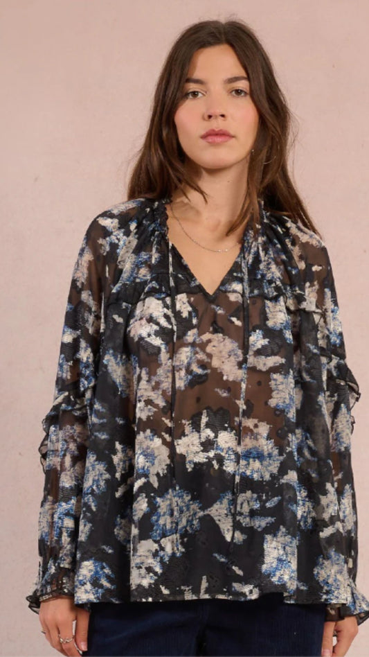 Black Adelaide Blouse