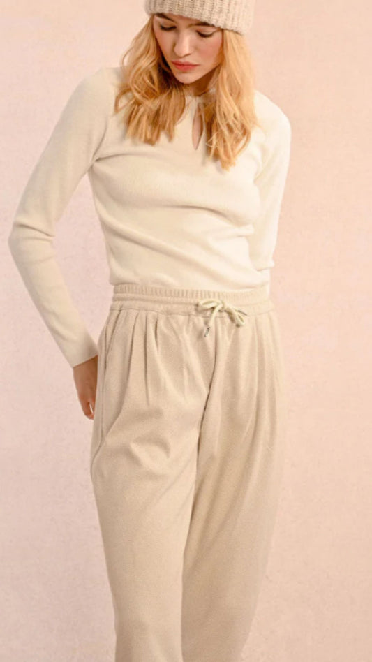 Herringbone Jogger Style Pants