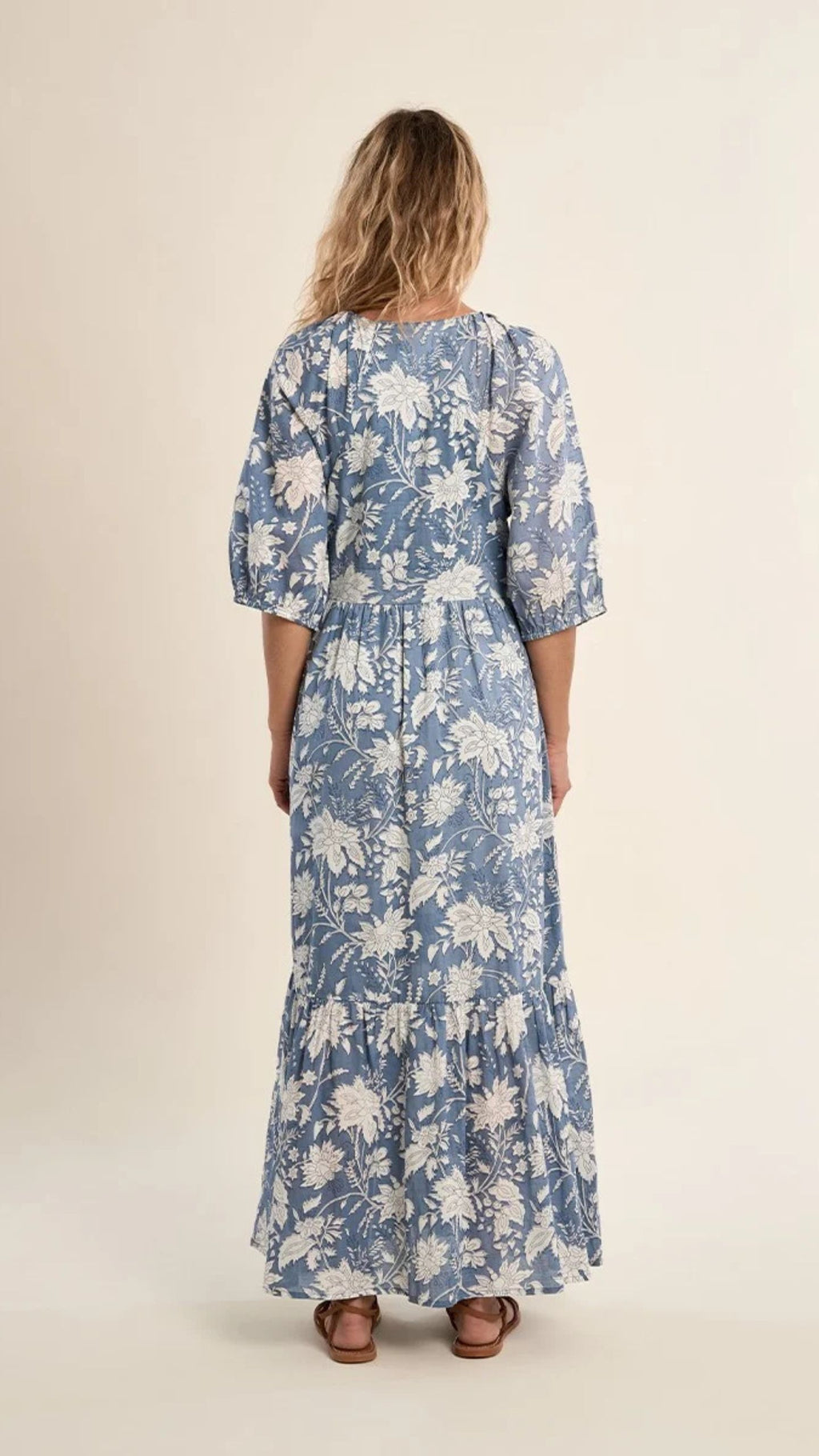 Blue Diviya Long Dress