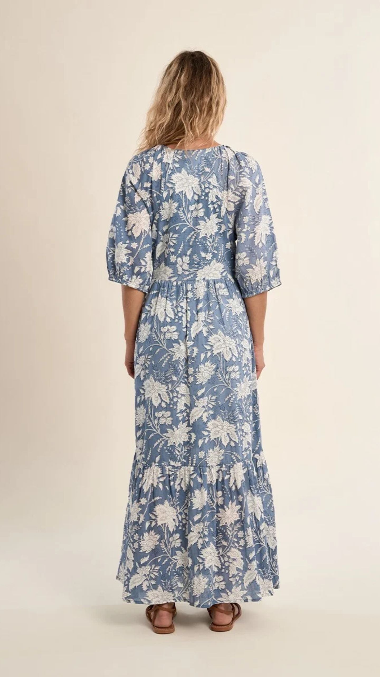 Blue Diviya Long Dress