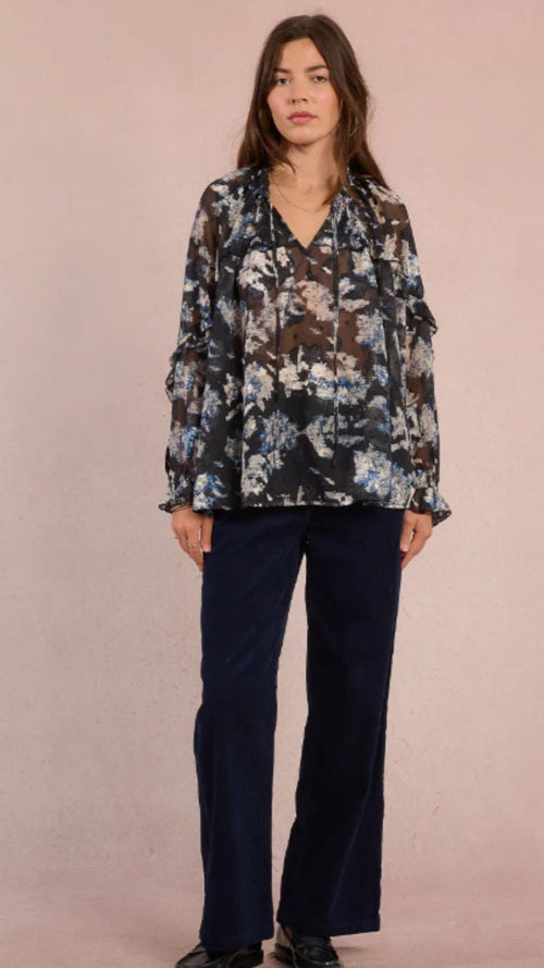 Black Adelaide Blouse