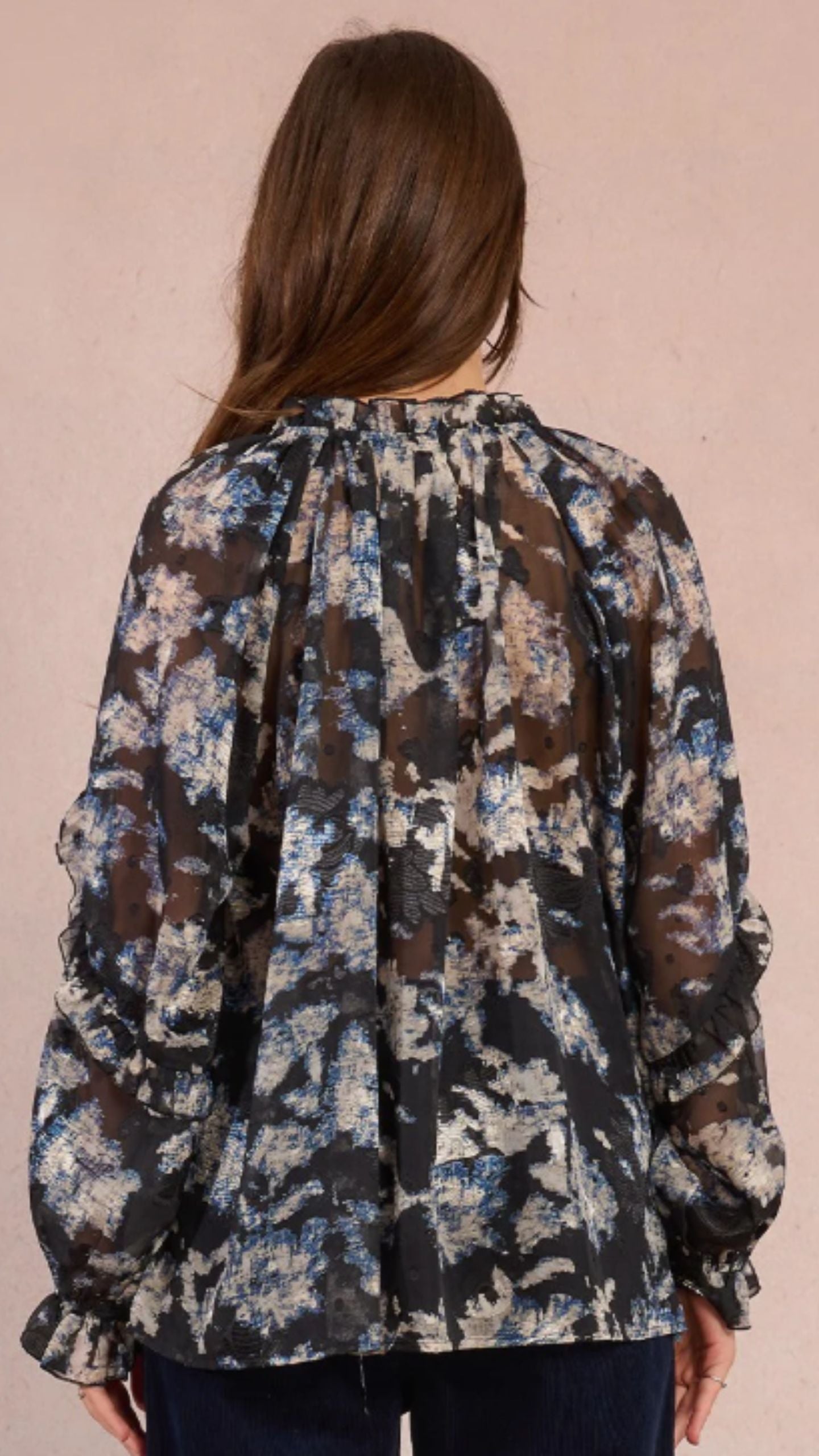 Black Adelaide Blouse