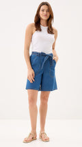 Lightweight denim shorts
