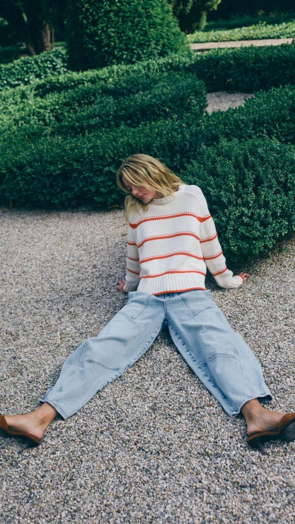 Rola Bine Stripe Crewneck Knit