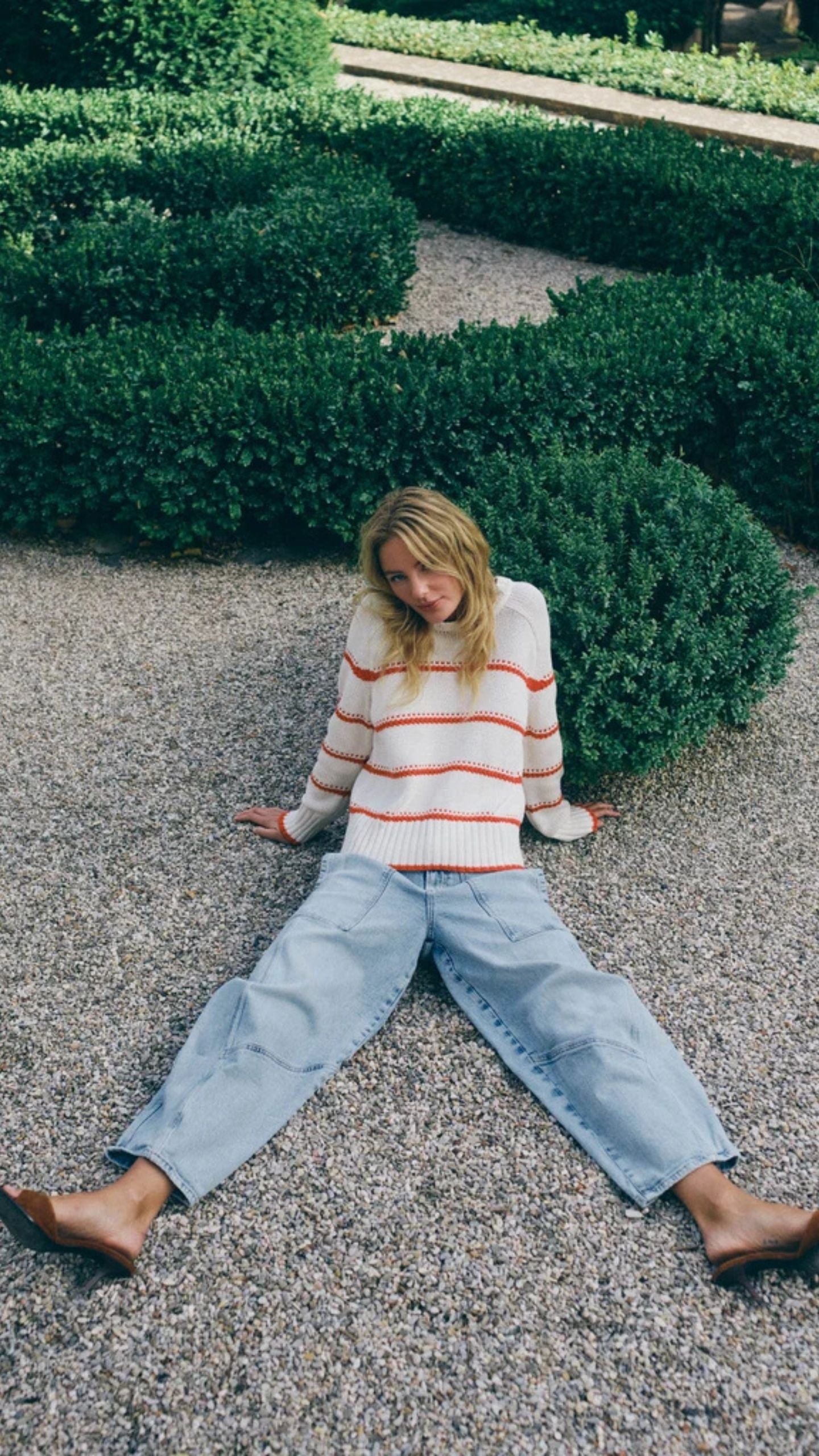 Rola Bine Stripe Crewneck Knit