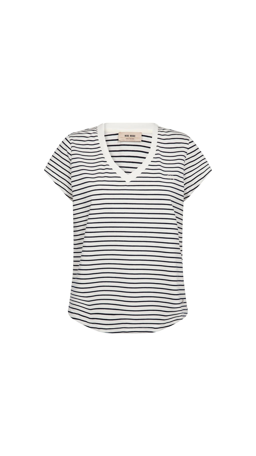 Kala V-SS Stripe Tee
