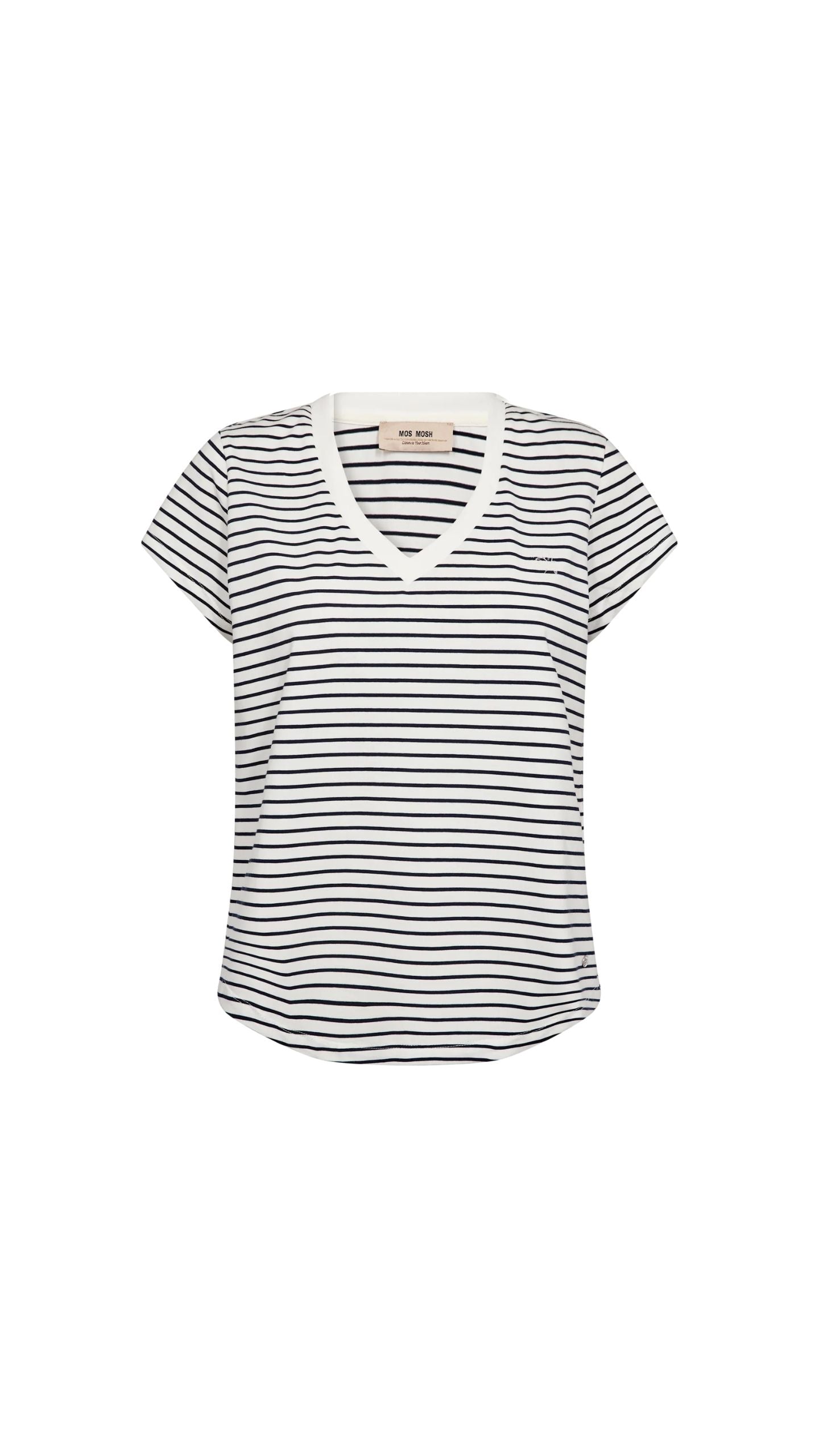 Kala V-SS Stripe Tee