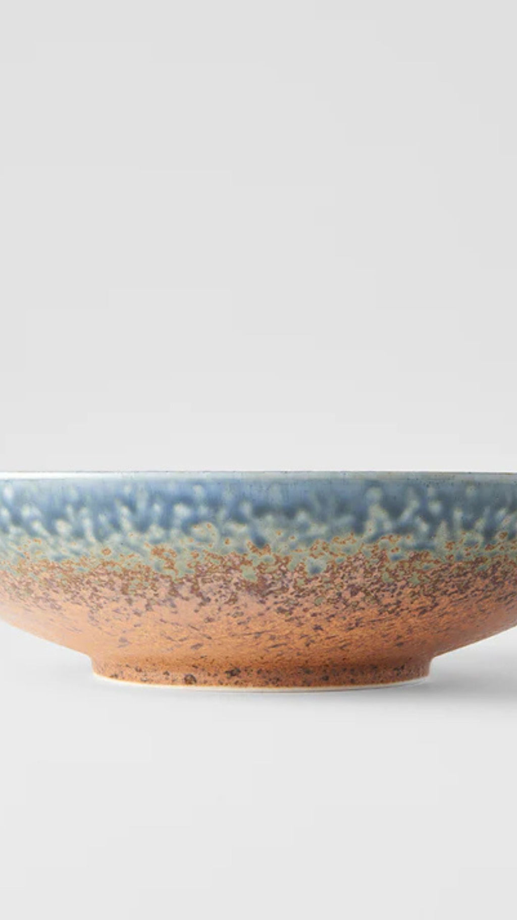 Earth & Sky Flat Serving Bowl