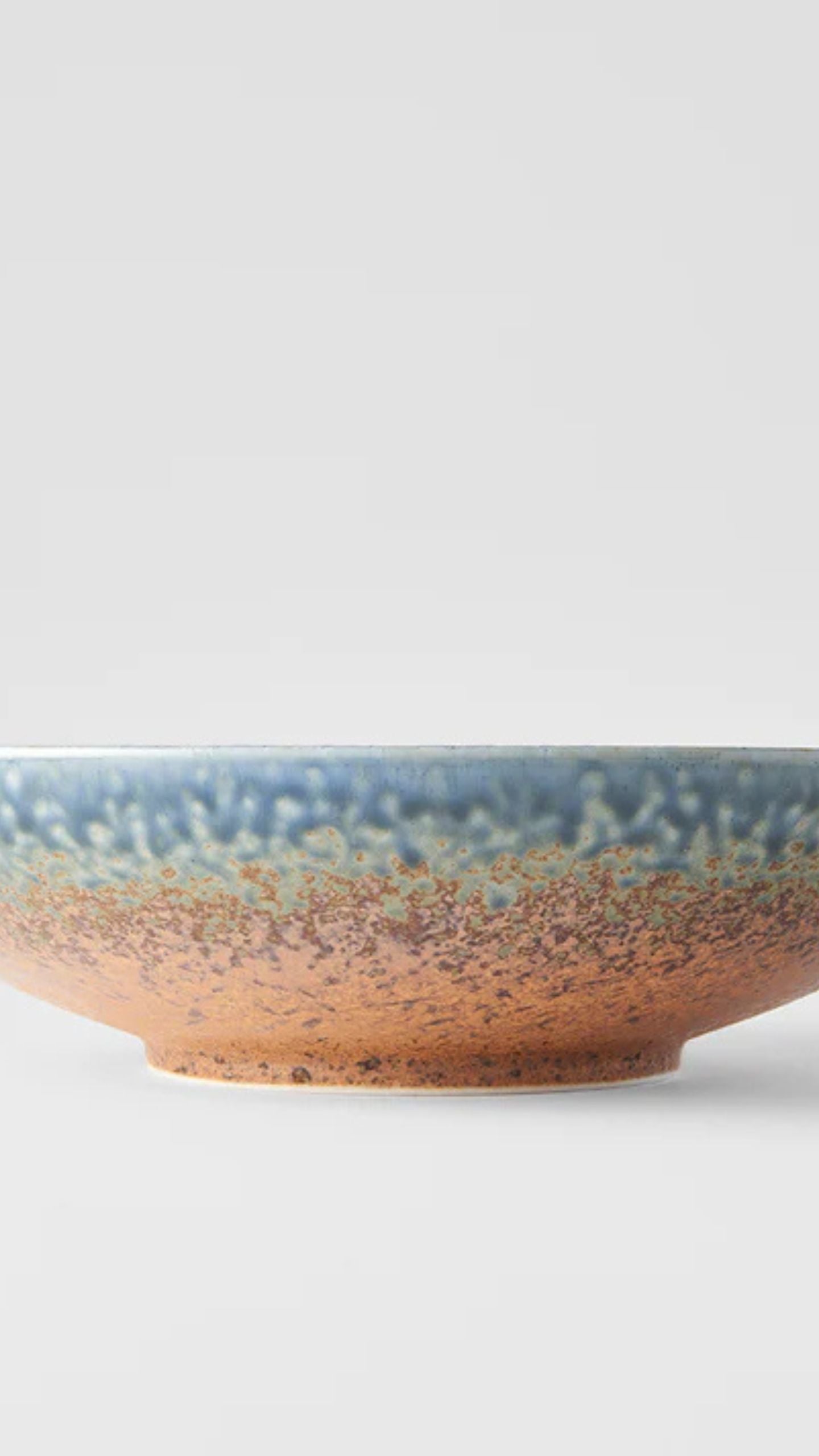 Earth & Sky Flat Serving Bowl