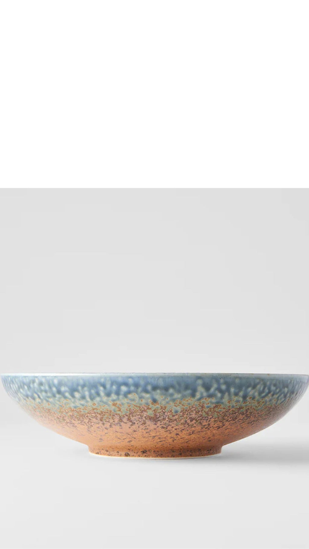 Earth & Sky Flat Serving Bowl