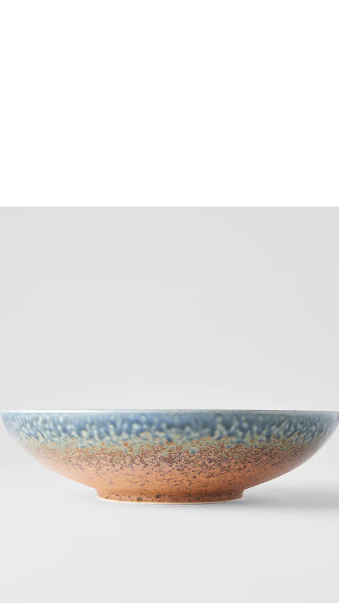 Earth & Sky Flat Serving Bowl