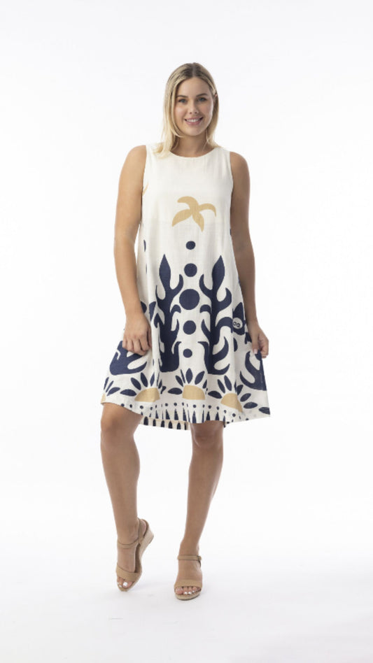 Nazca Dress Maxi Sleeveless