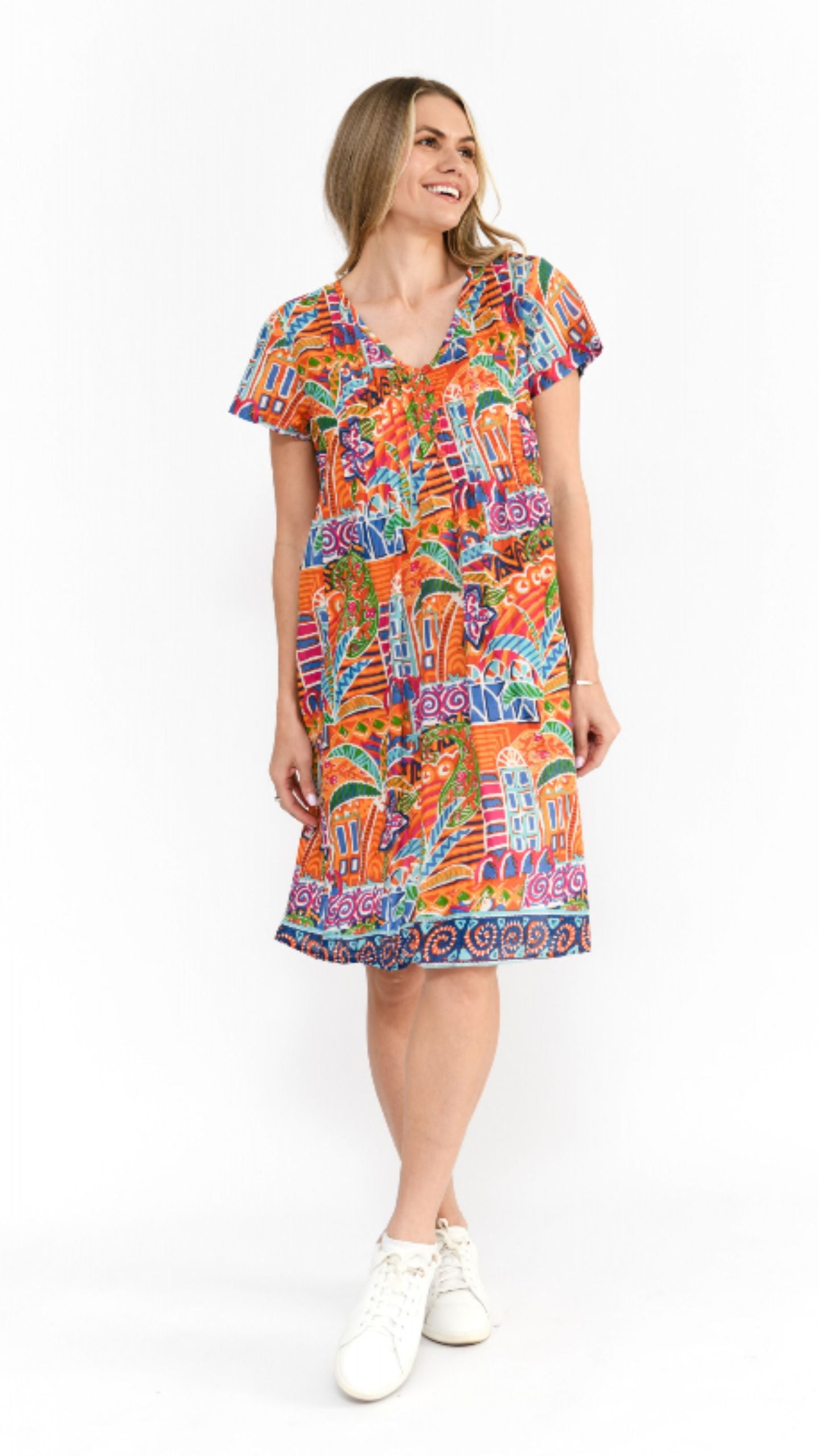 Nicola Cap Sleeve Dress