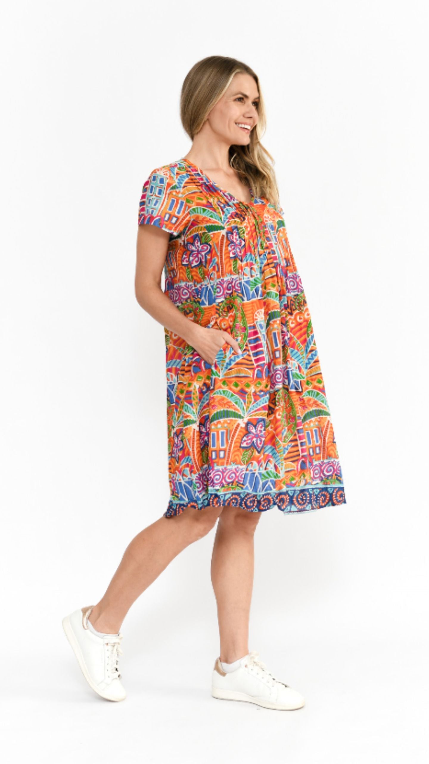 Nicola Cap Sleeve Dress