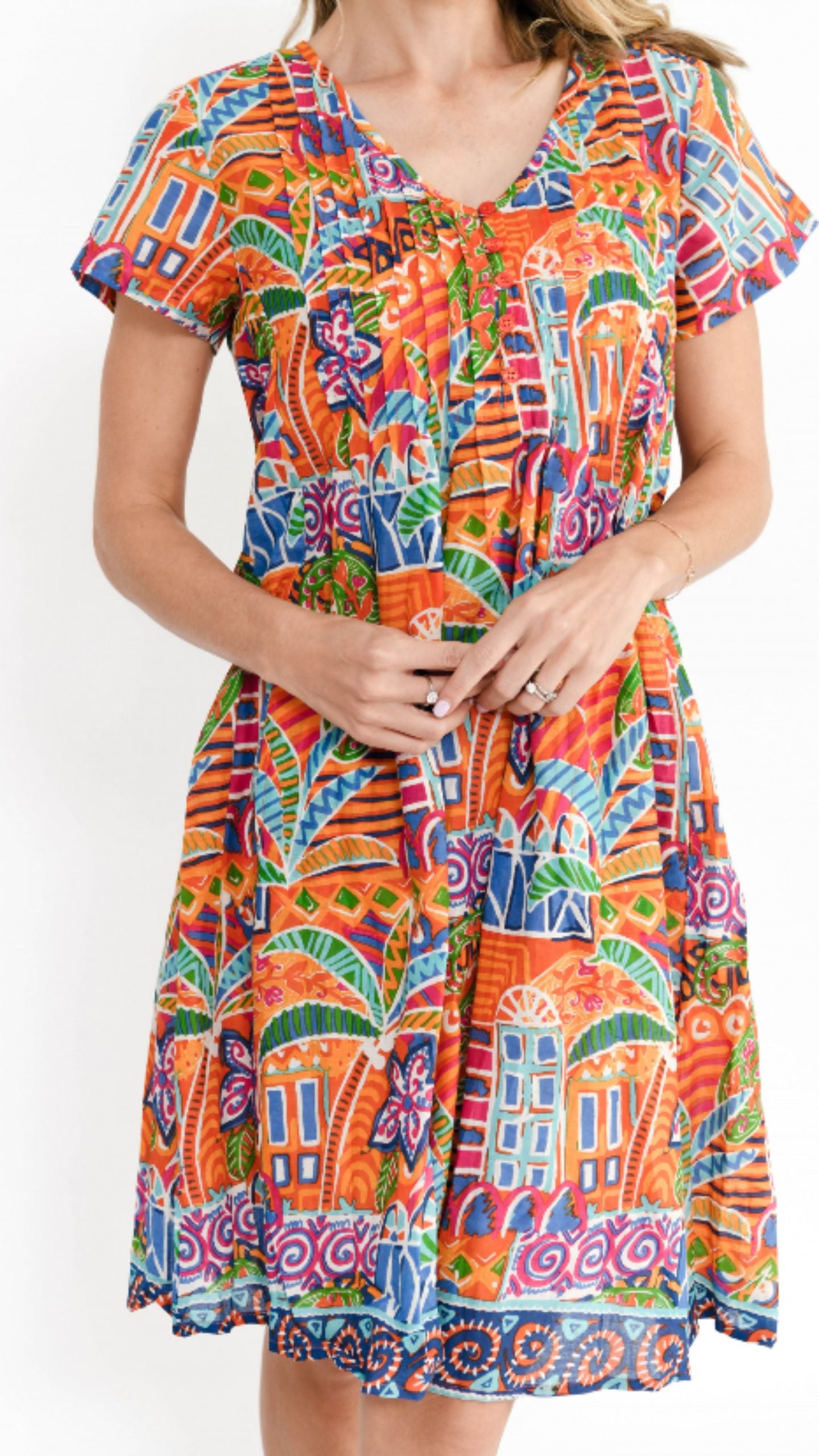 Nicola Cap Sleeve Dress