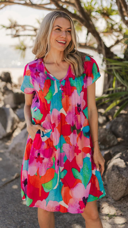 Nicola Cap Sleeve Dress