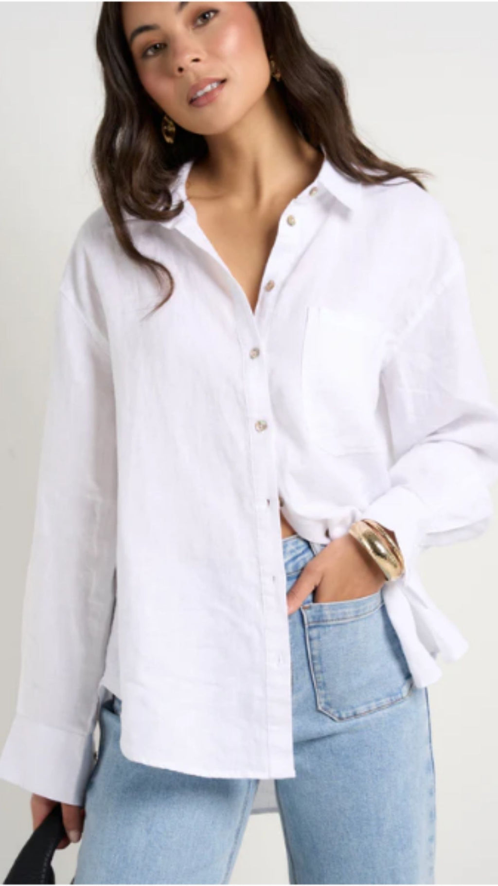 Optimum Linen Oversized Shirt