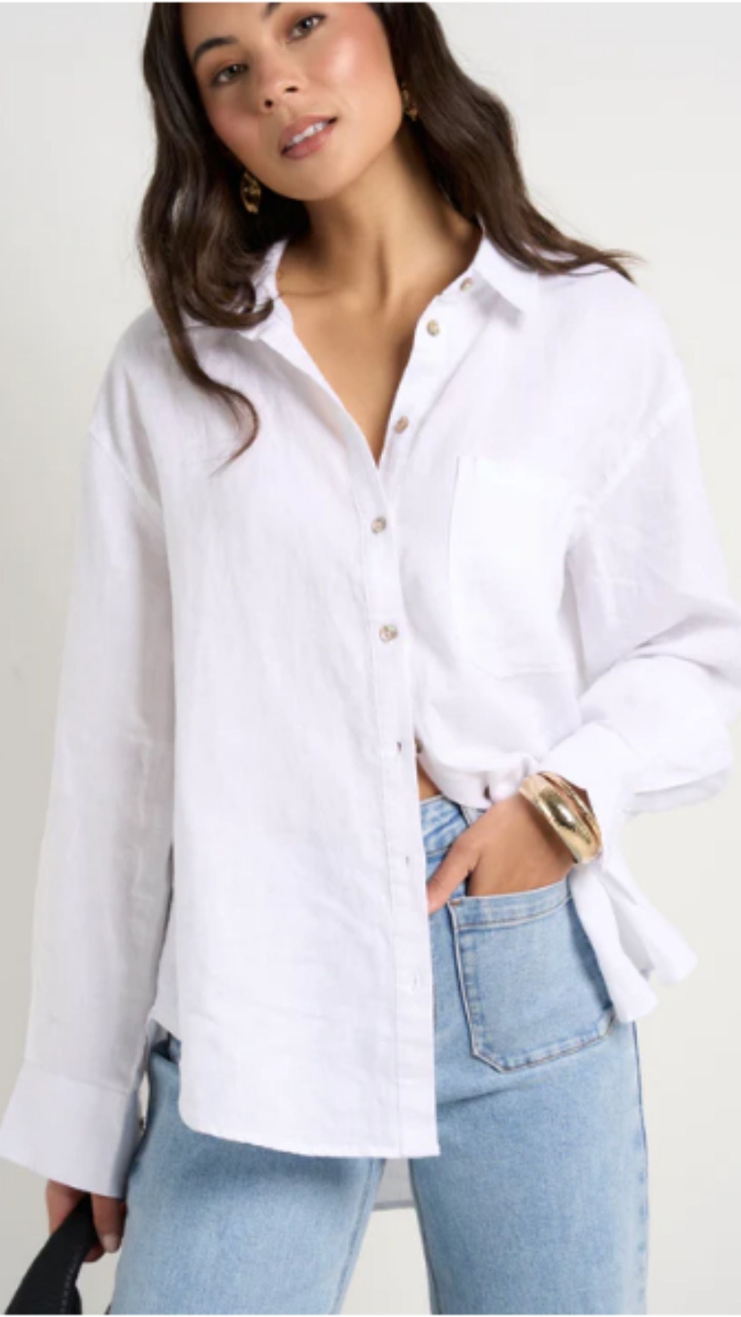 Optimum Linen Oversized Shirt