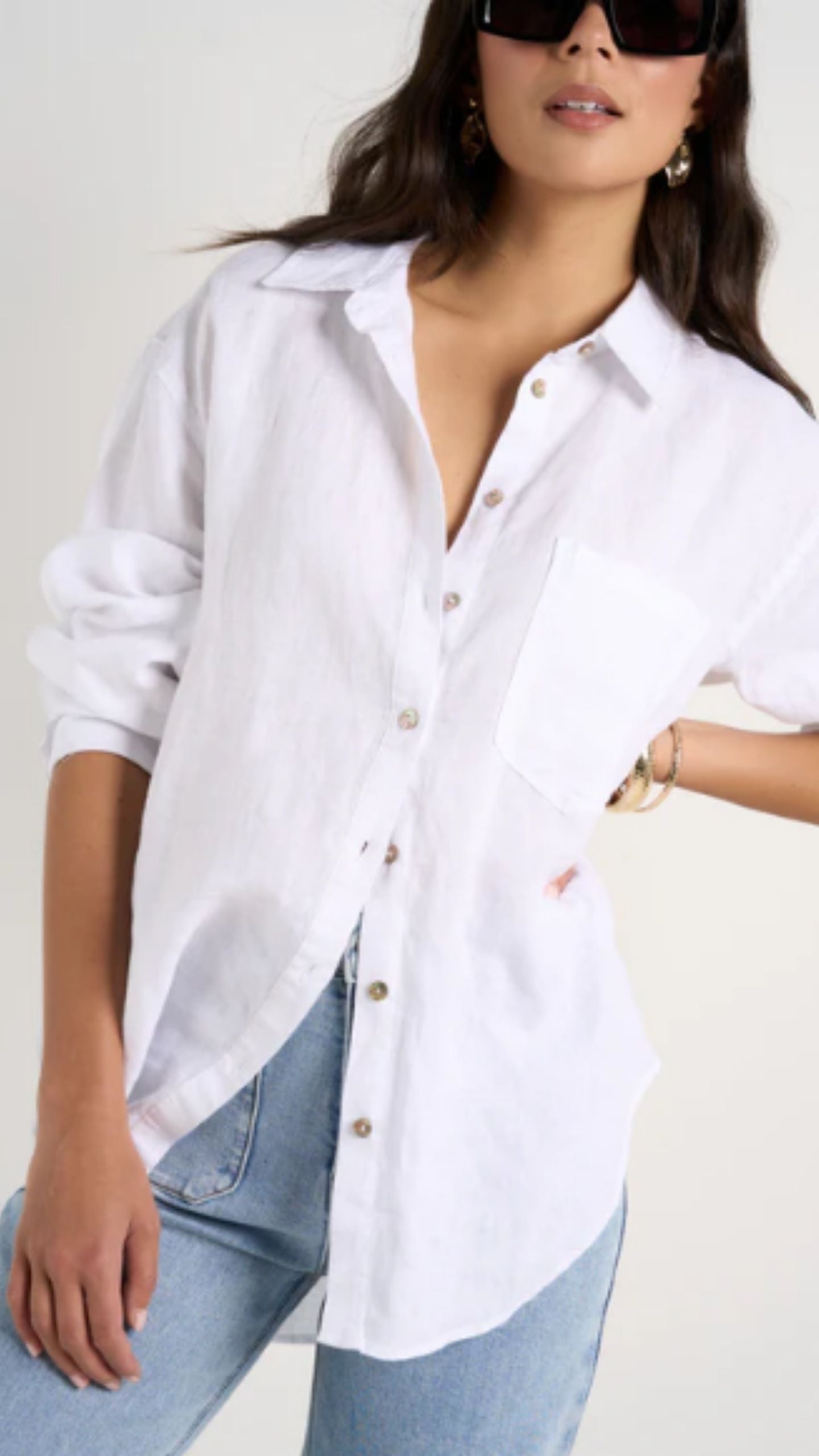 Optimum Linen Oversized Shirt
