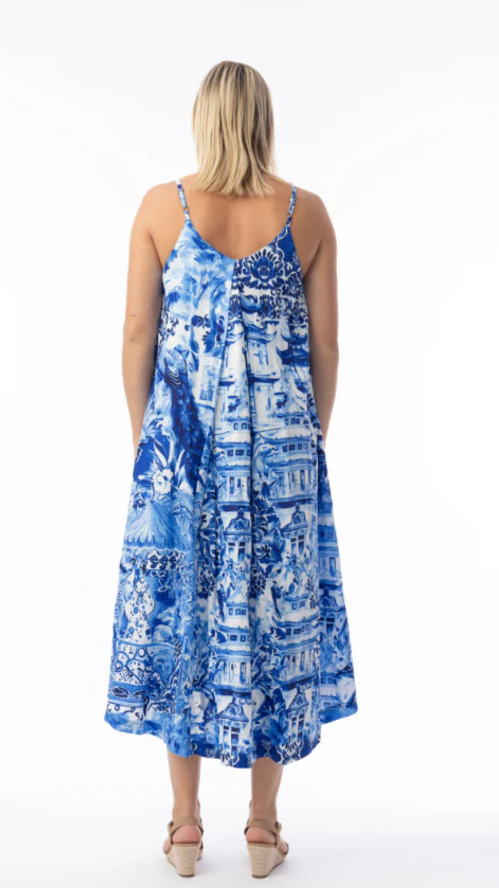 Strappy Midi Length Dress