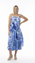 Strappy Midi Length Dress