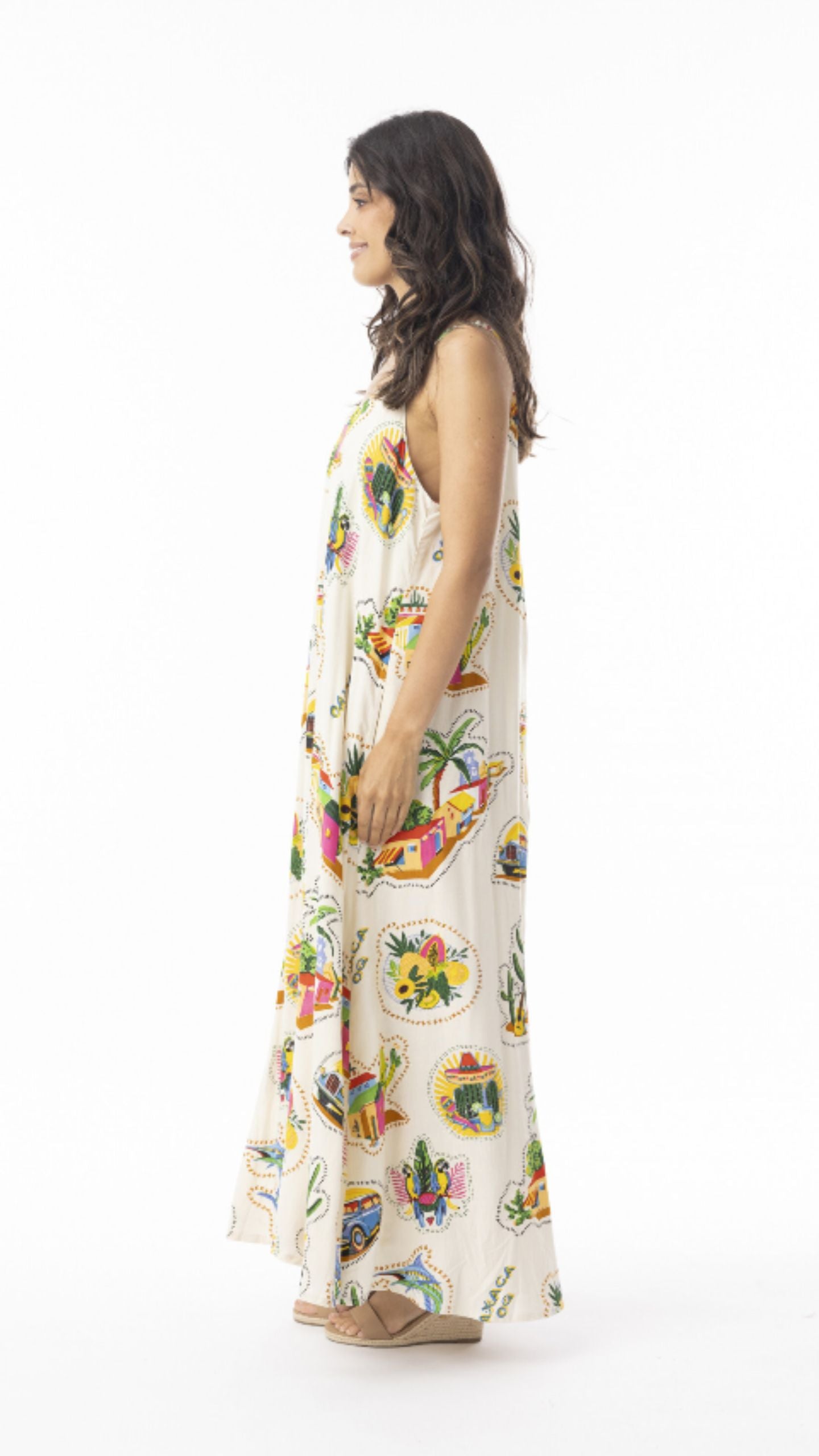 Strappy Midi Length Dress