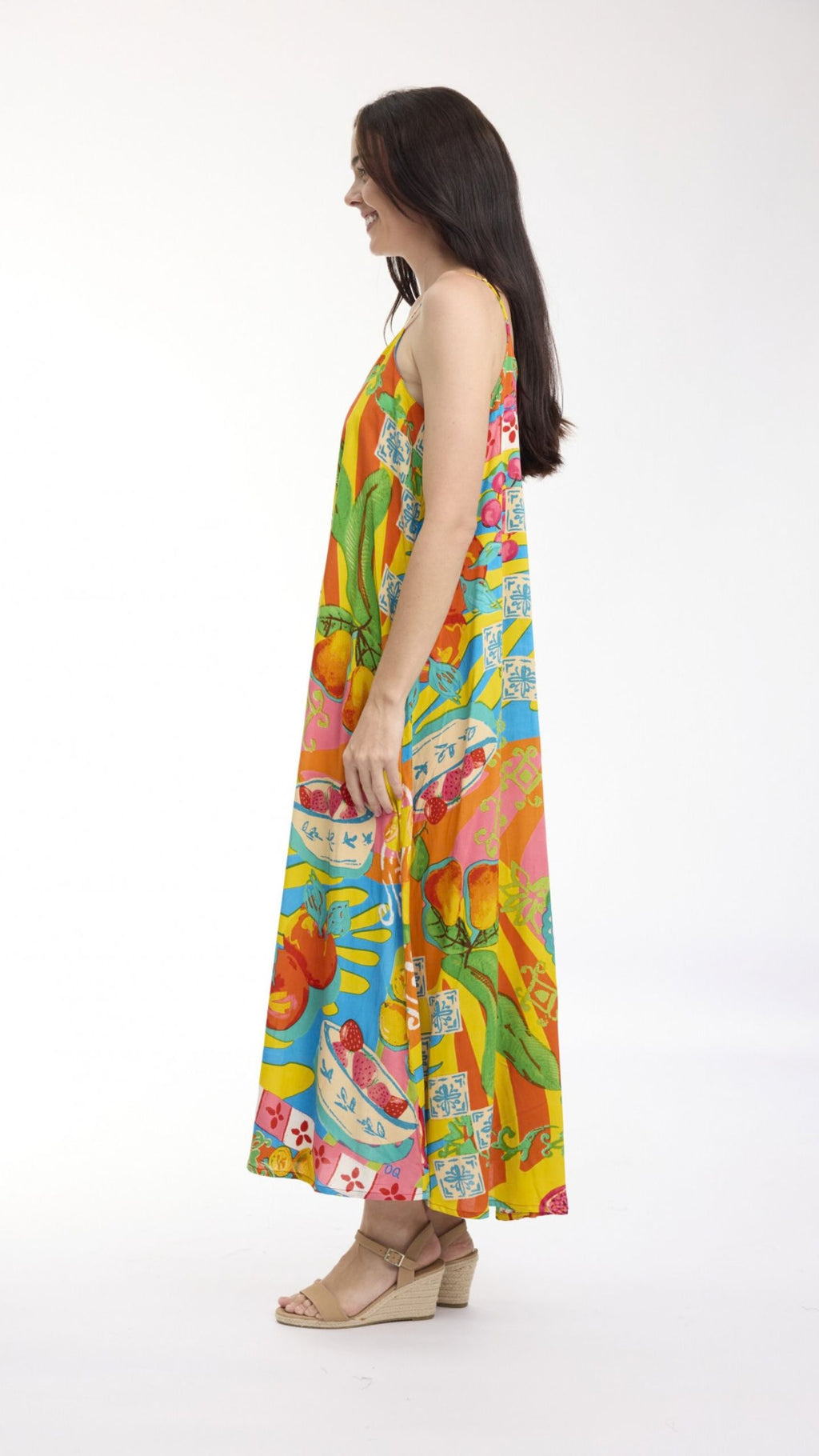 Strappy Midi Length Dress