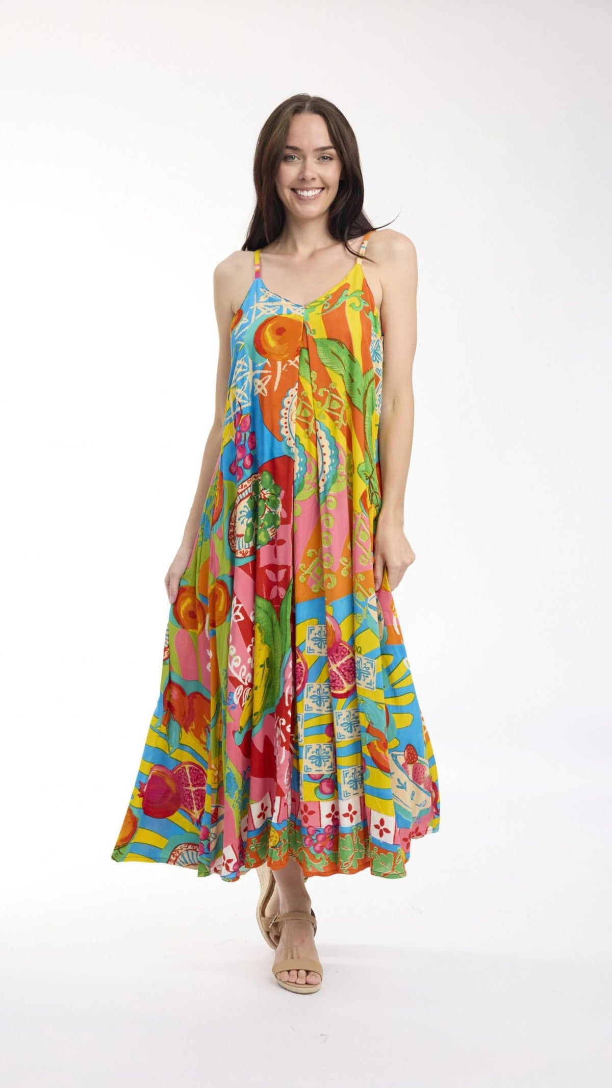 Strappy Midi Length Dress