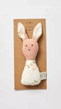Organic Muslin Bunny Rattle