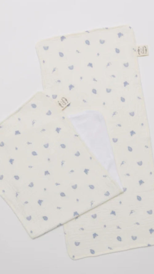 Burp Cloth set of two