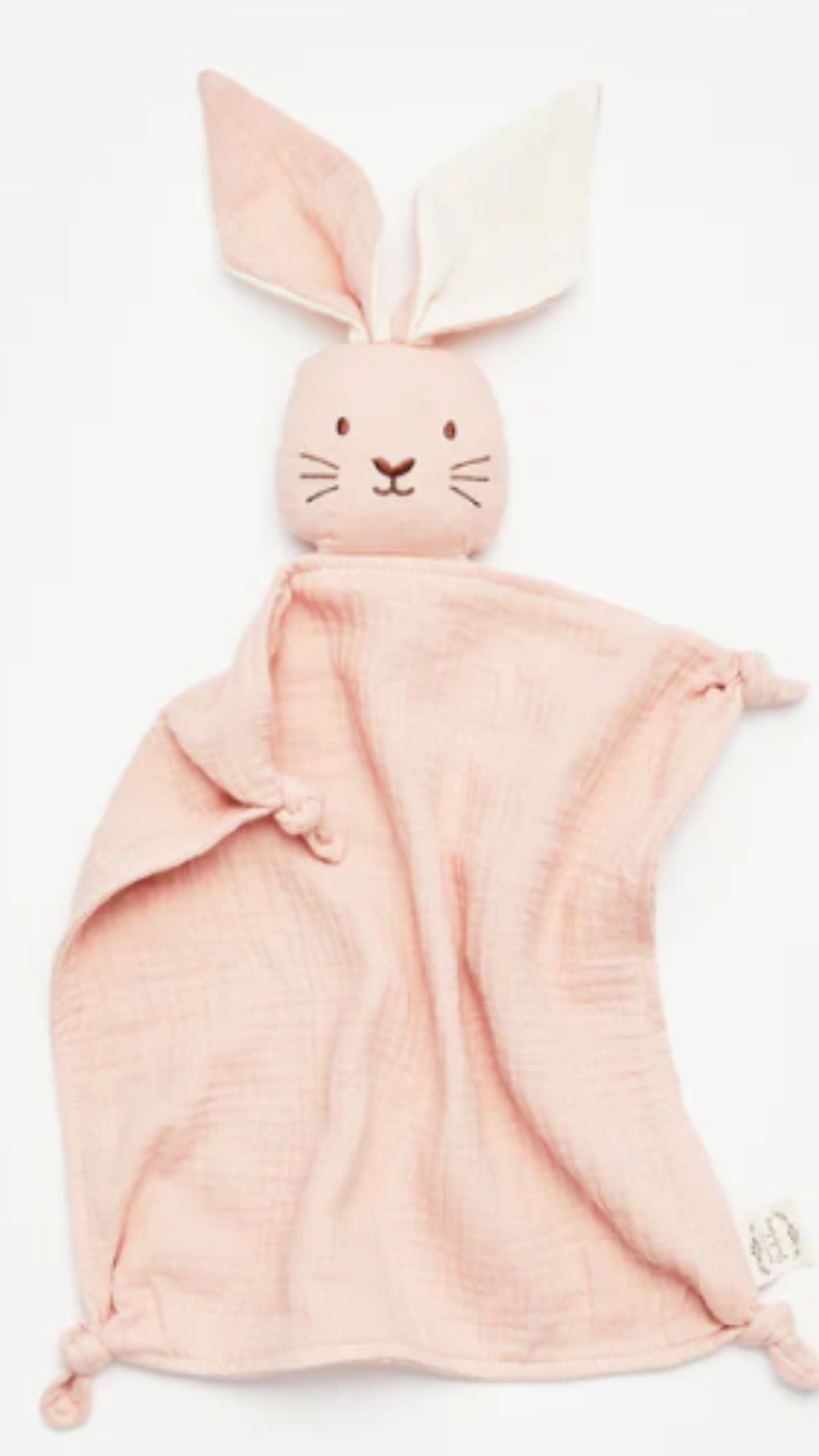 Organic Muslin Bunny Lovey