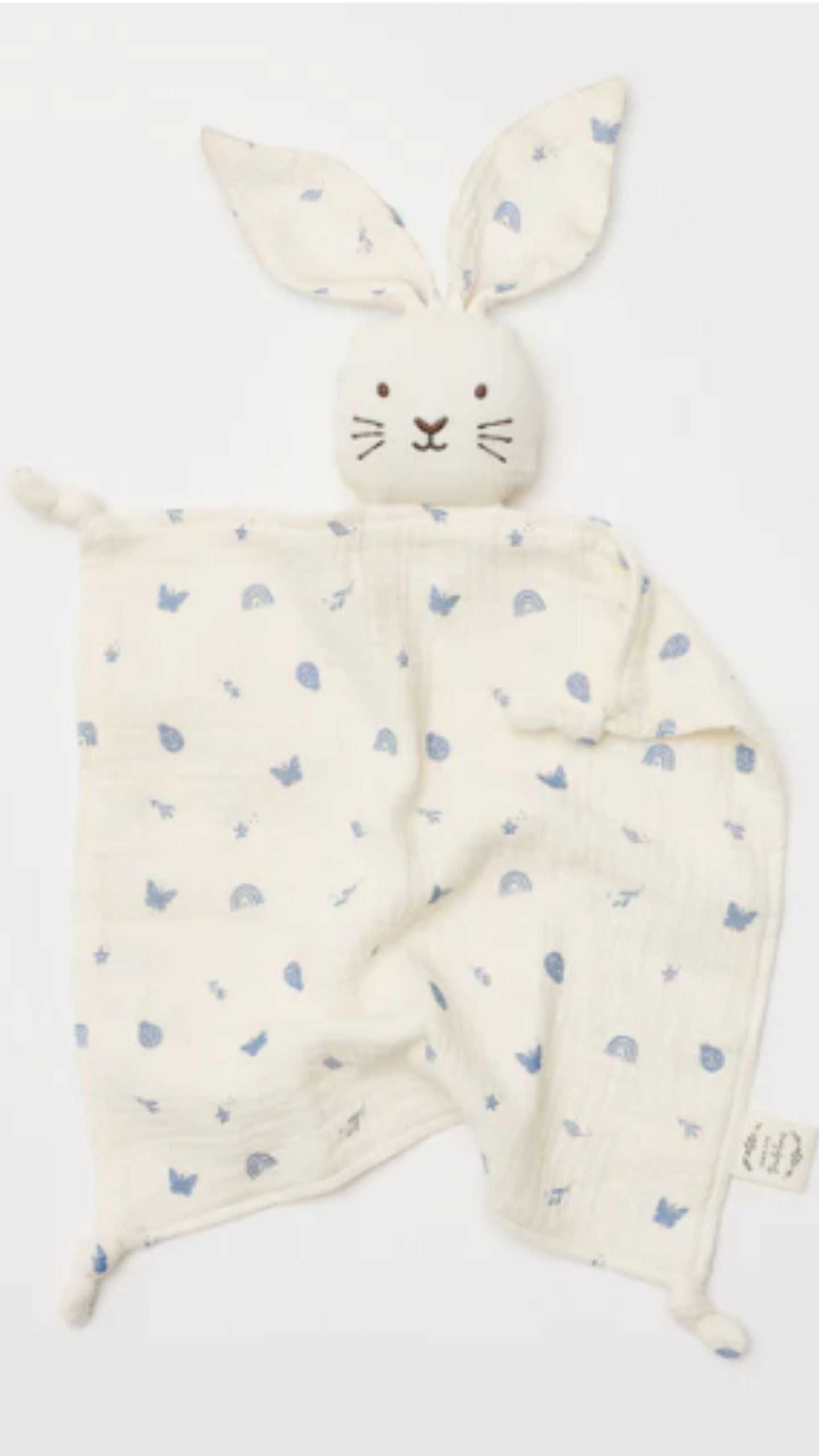 Organic Muslin Bunny Lovey