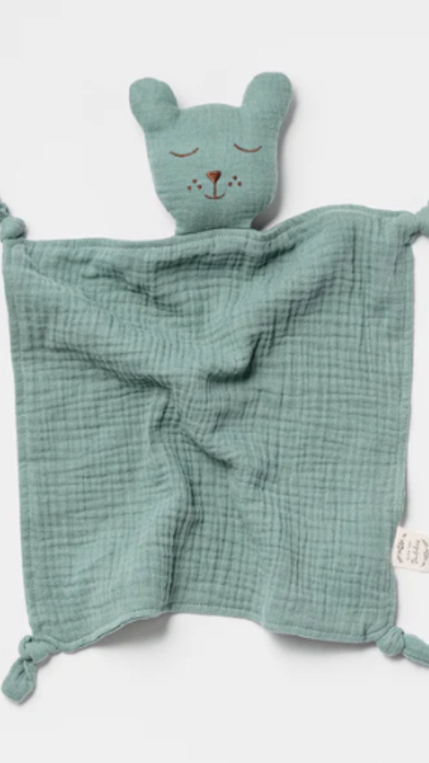 Organic Muslin Bunny Lovey