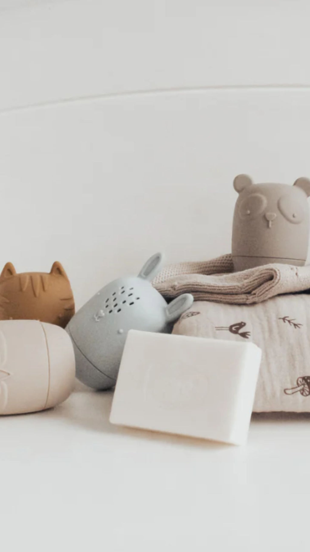 Silicone Bath Toys Set of 4 Animals