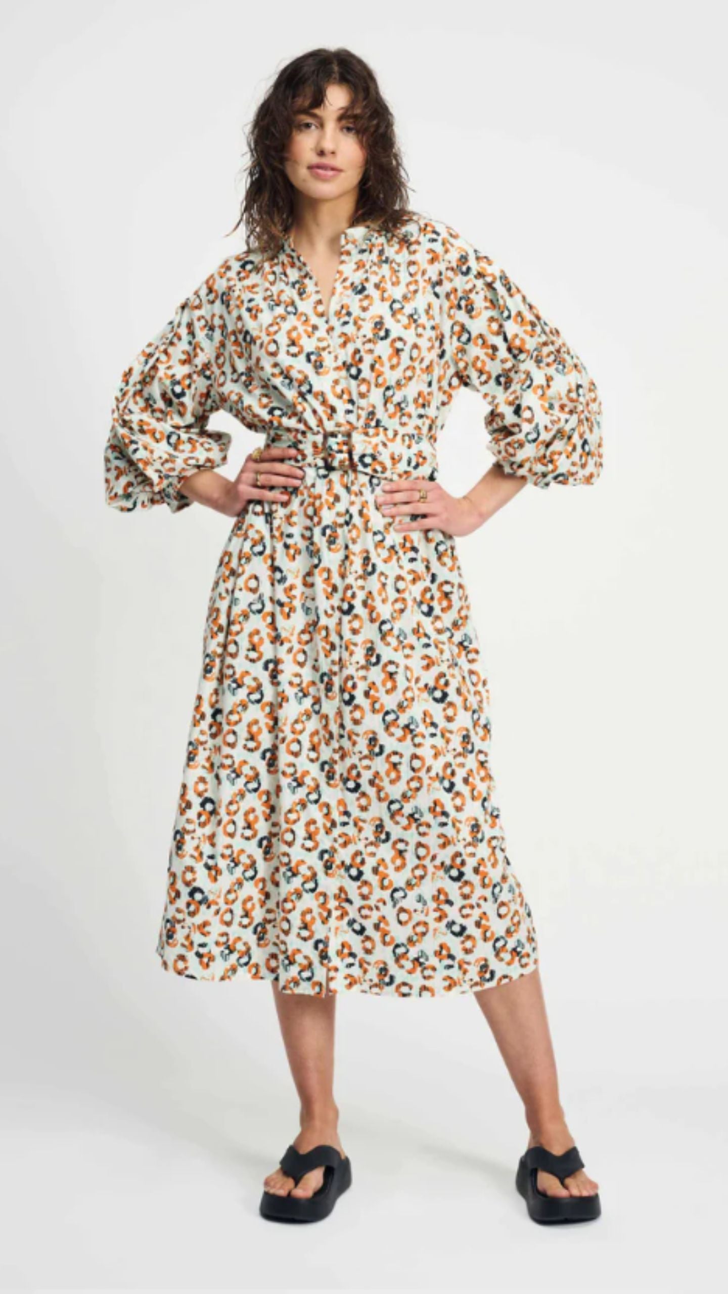 Leopard Lush Poplin Dress