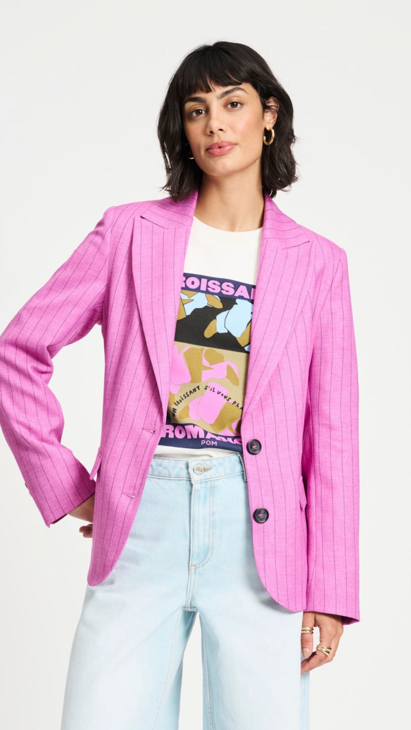 Blazer Pink Stripe