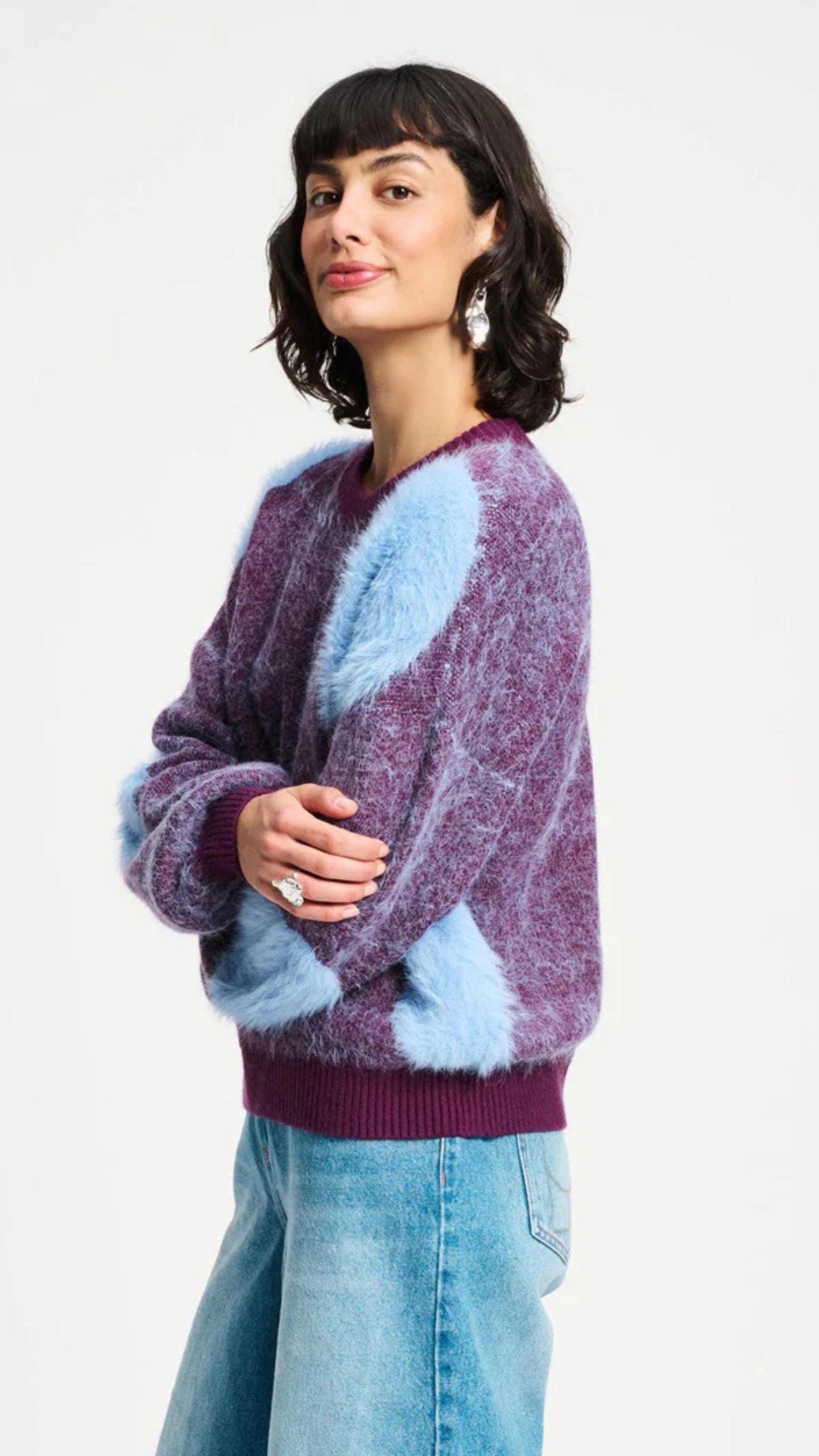 Sweater Dots Plum